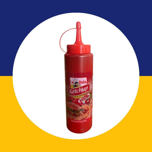 Ketchup la doña reutilizable 405 gr